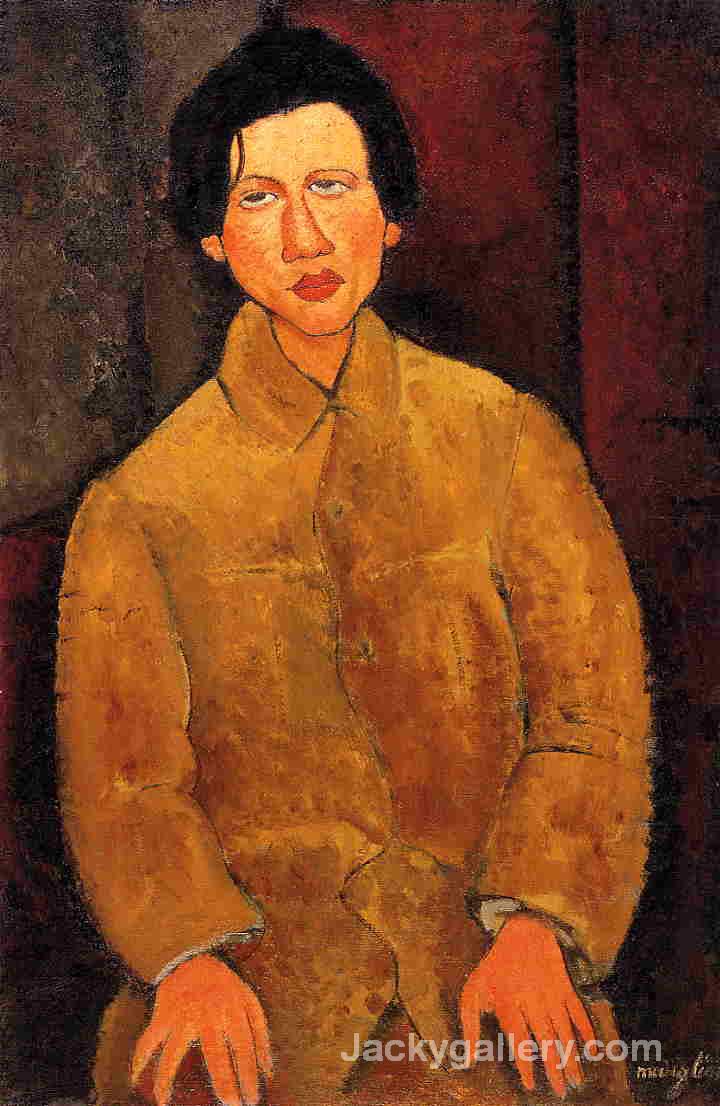 Chaim Soutine by Amedeo Modigliani paintings reproduction